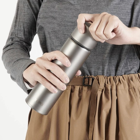 Термос Титановый Thermos FJN-500 TGY 0,5L (Titanium, +12h/-24h)